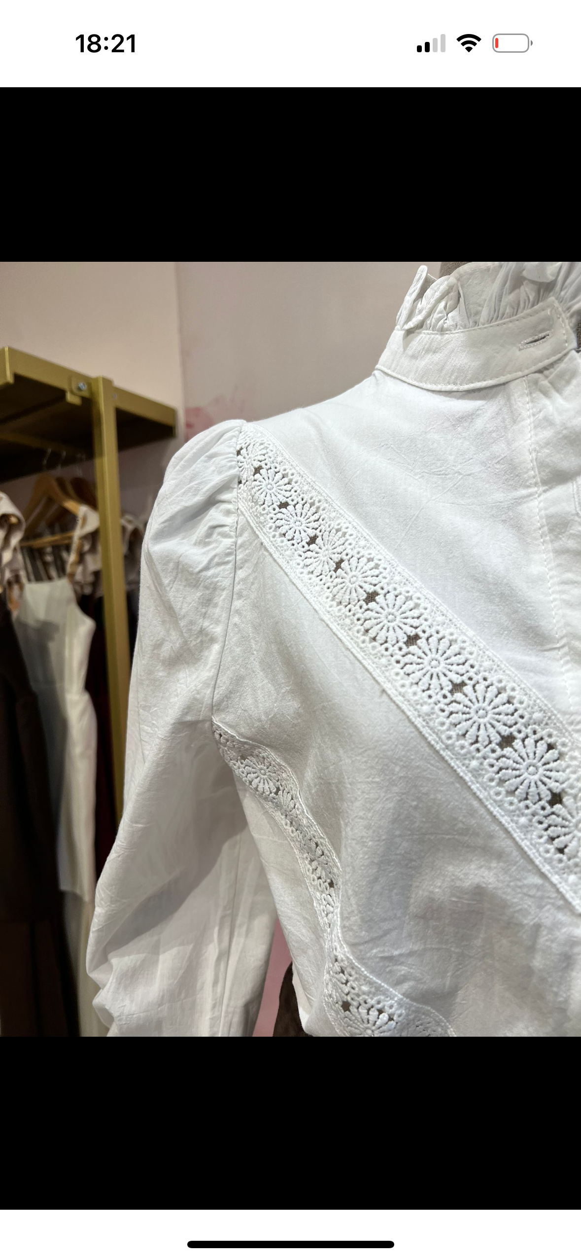 Camisa Blanca Encaje