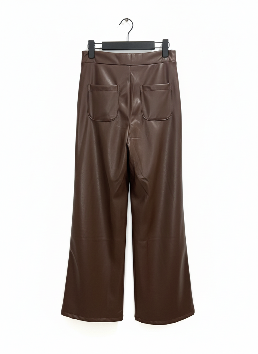 Pantalón Polipiel Bolsillos