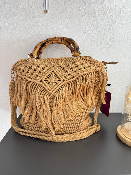Bolso Crochet Flecos