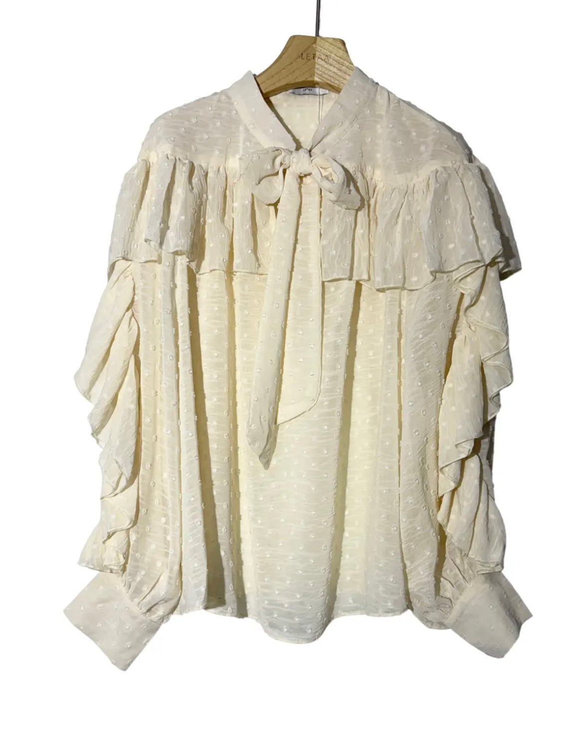 Camisa Plumeti Volantes