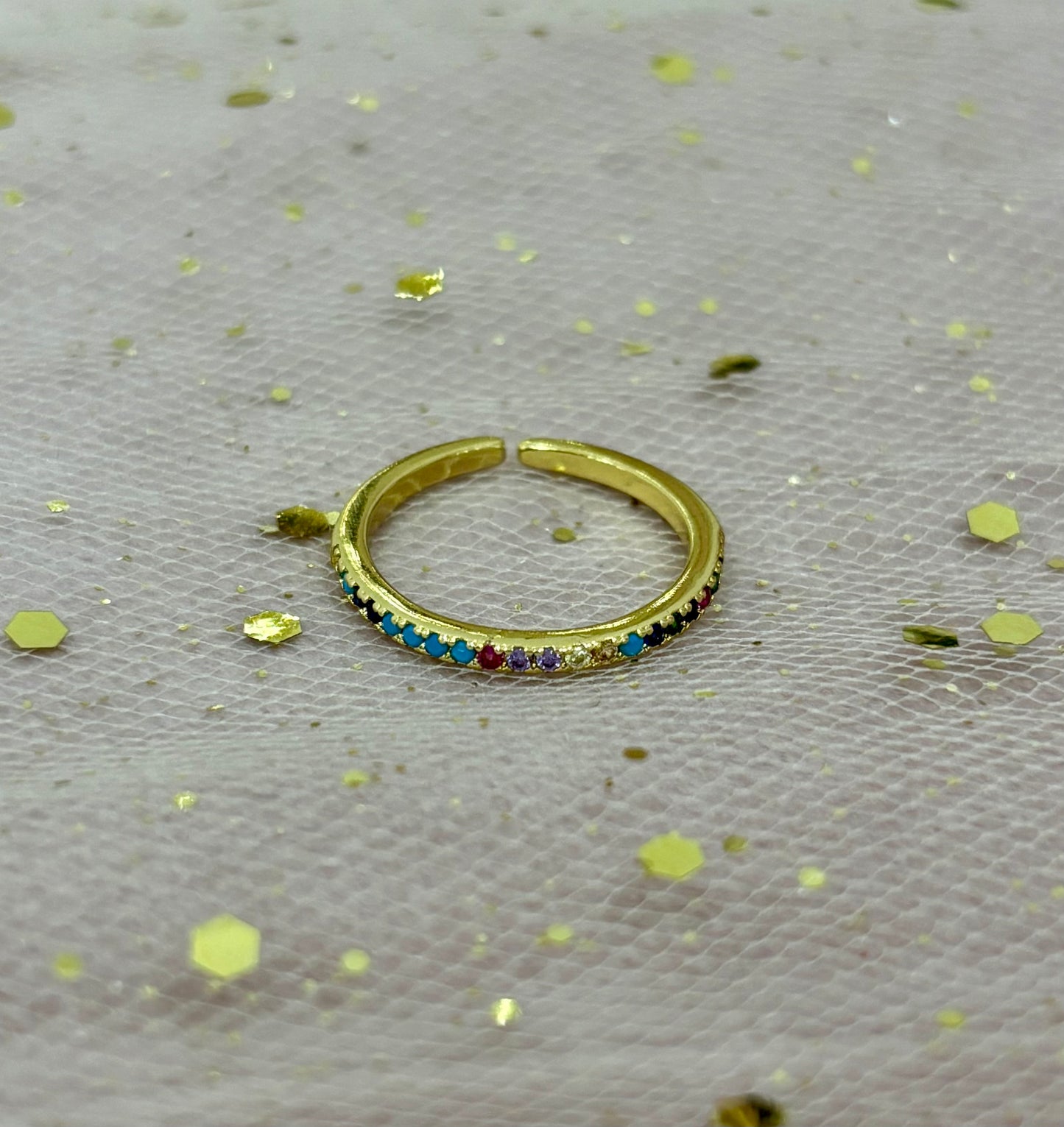 Anillo Bronce Fino Circonitas