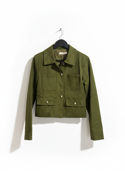 Chaqueta Ante Verde