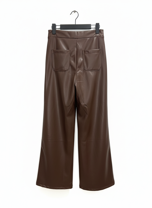 Pantalón Polipiel Bolsillos